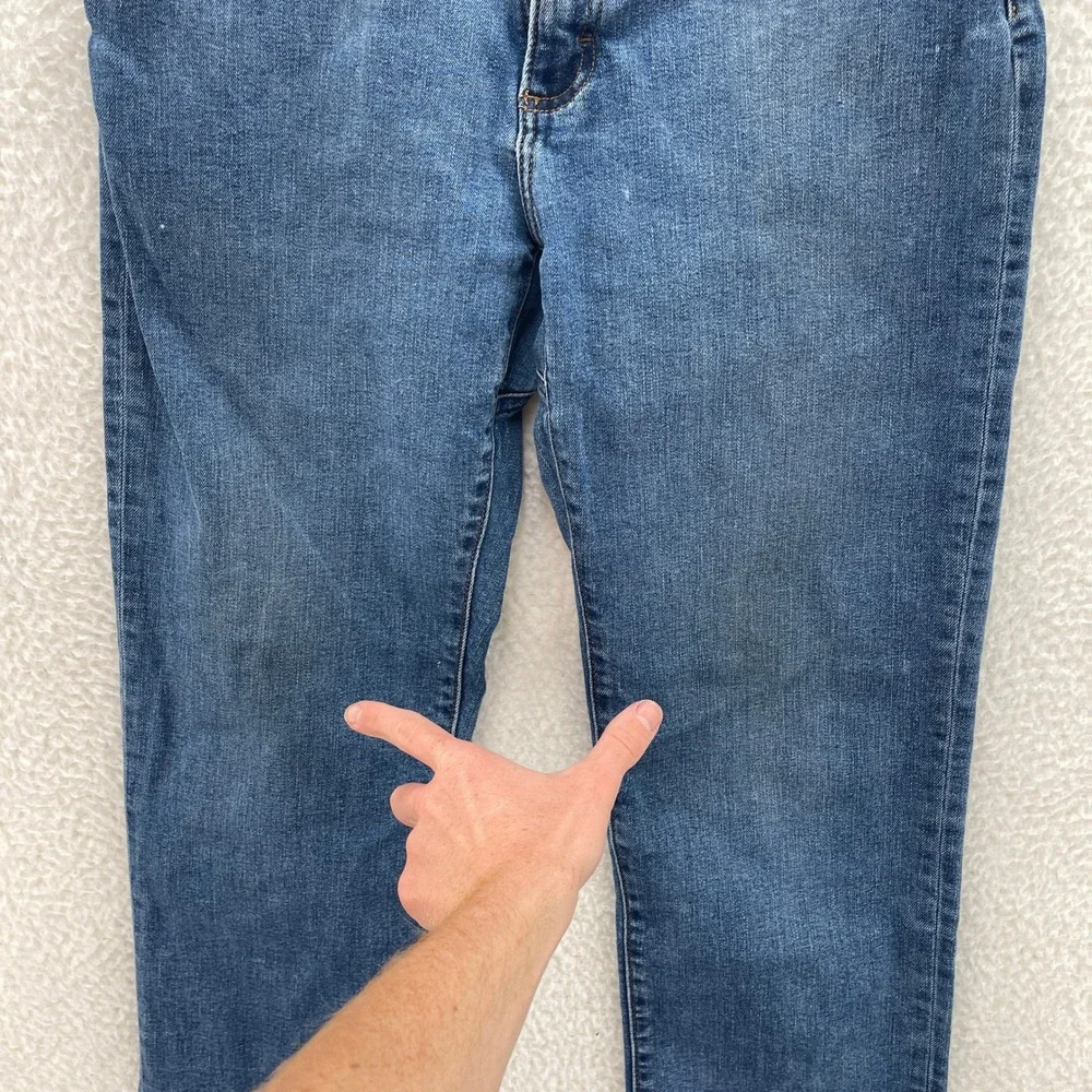Lee Jeans Mens 32x32 Blue Extreme Motion Regular Straight Leg Stretch Workwear